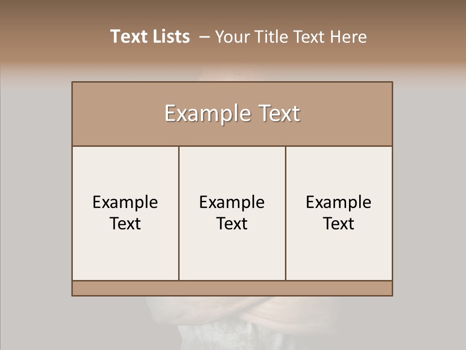 Dust Laborer Dirty PowerPoint Template
