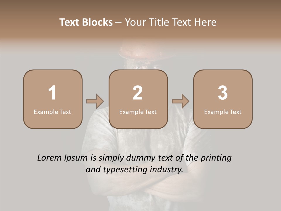Dust Laborer Dirty PowerPoint Template