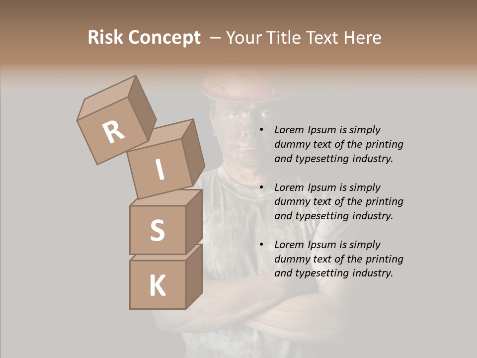 Dust Laborer Dirty PowerPoint Template