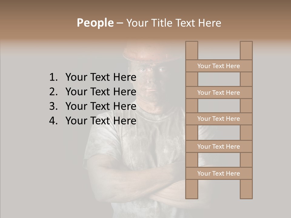 Dust Laborer Dirty PowerPoint Template