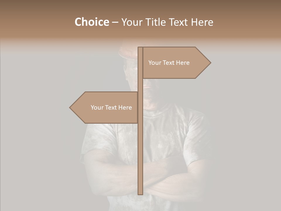 Dust Laborer Dirty PowerPoint Template