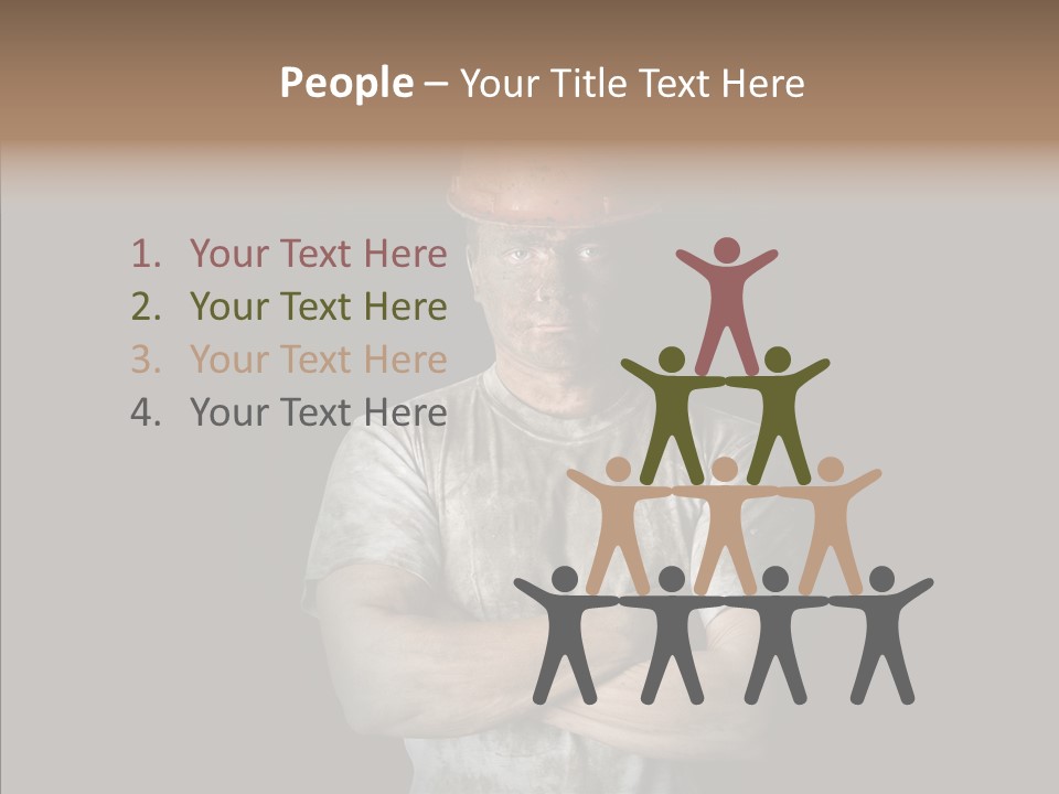 Dust Laborer Dirty PowerPoint Template