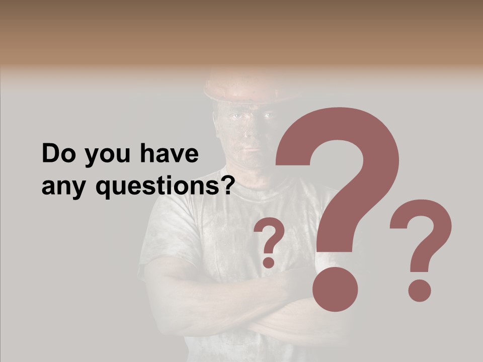 Dust Laborer Dirty PowerPoint Template