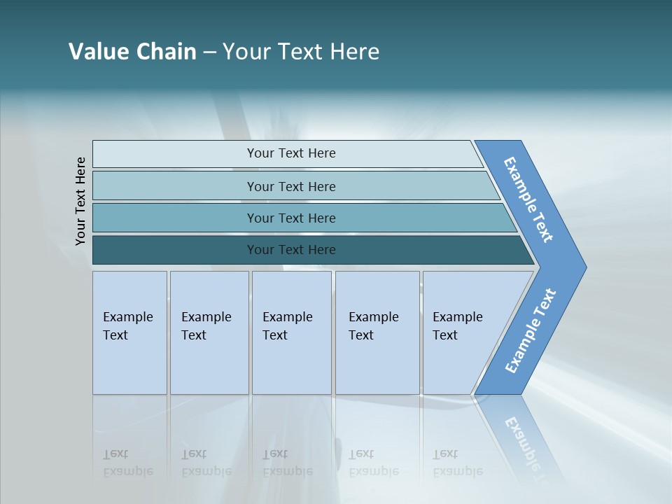 Rear View Drive Faster PowerPoint Template