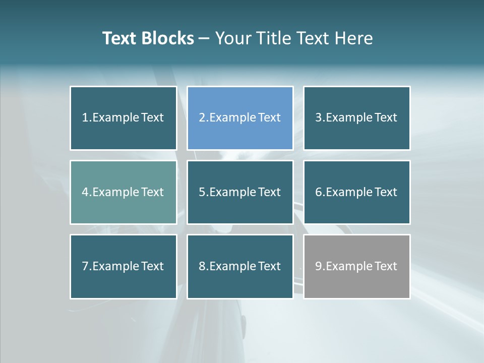 Rear View Drive Faster PowerPoint Template