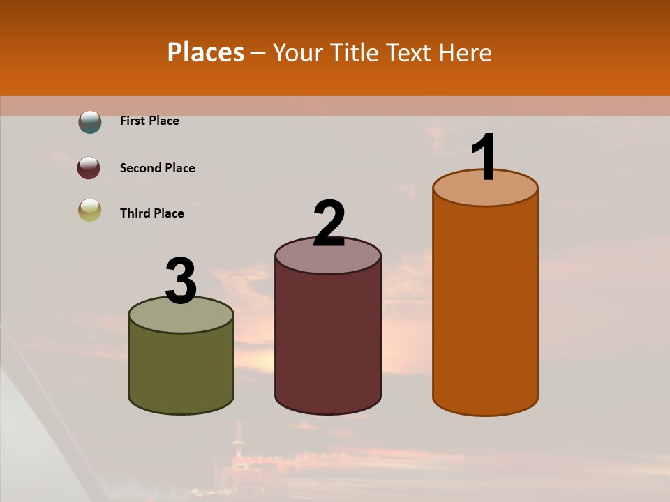 Racing Building Transport PowerPoint Template