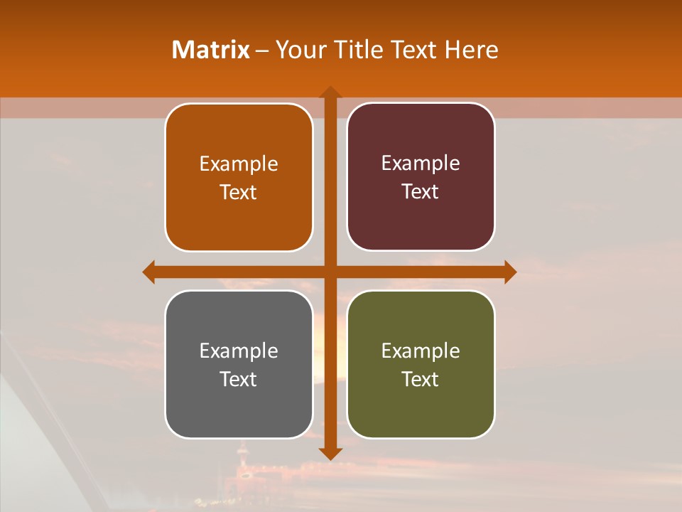 Racing Building Transport PowerPoint Template
