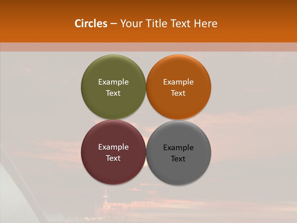 Racing Building Transport PowerPoint Template