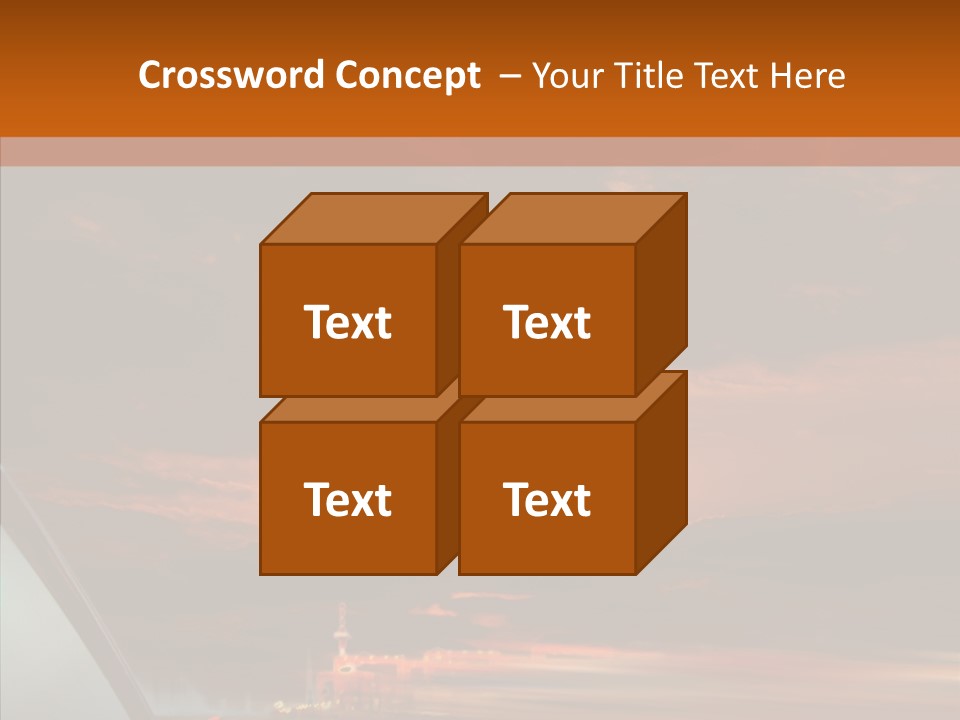 Racing Building Transport PowerPoint Template