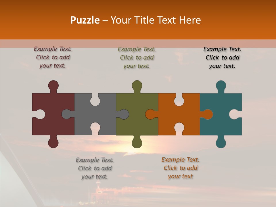 Racing Building Transport PowerPoint Template