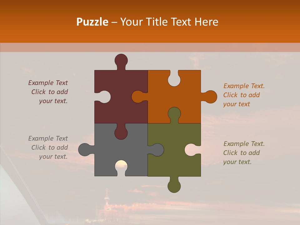 Racing Building Transport PowerPoint Template