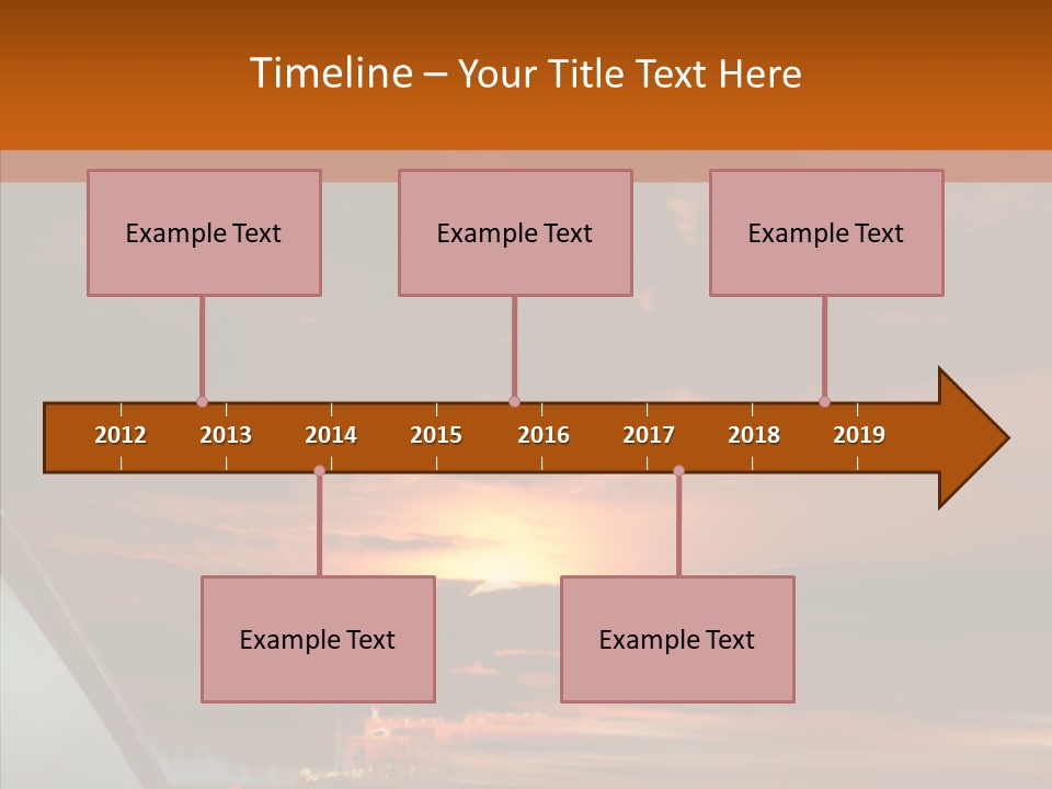 Racing Building Transport PowerPoint Template
