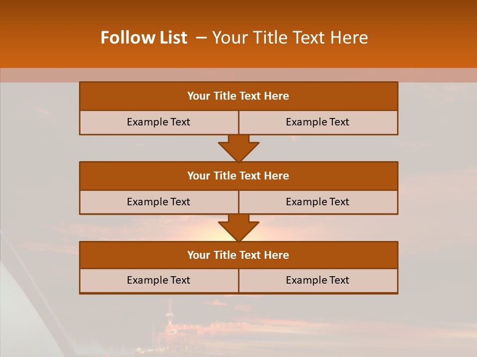 Racing Building Transport PowerPoint Template