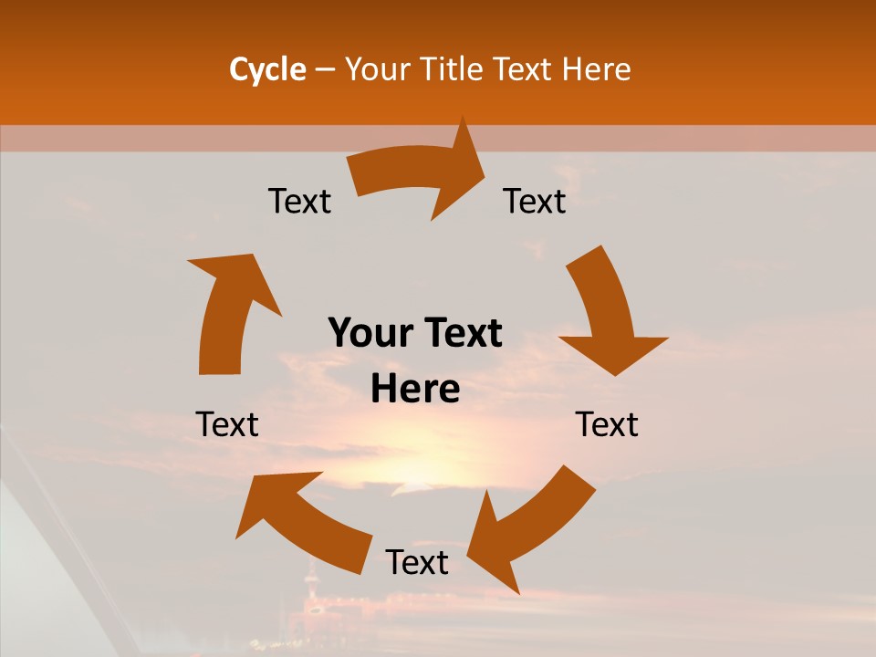 Racing Building Transport PowerPoint Template