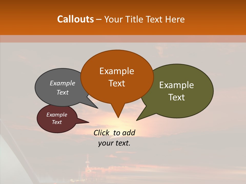 Racing Building Transport PowerPoint Template