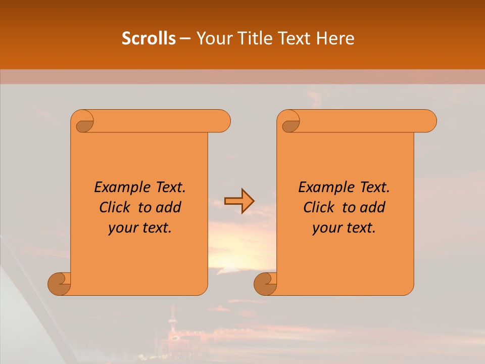 Racing Building Transport PowerPoint Template