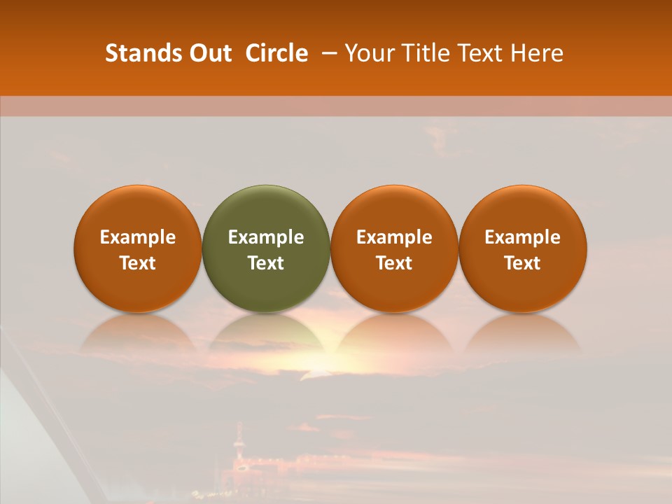 Racing Building Transport PowerPoint Template