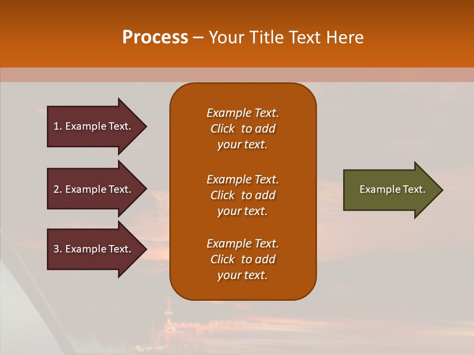 Racing Building Transport PowerPoint Template
