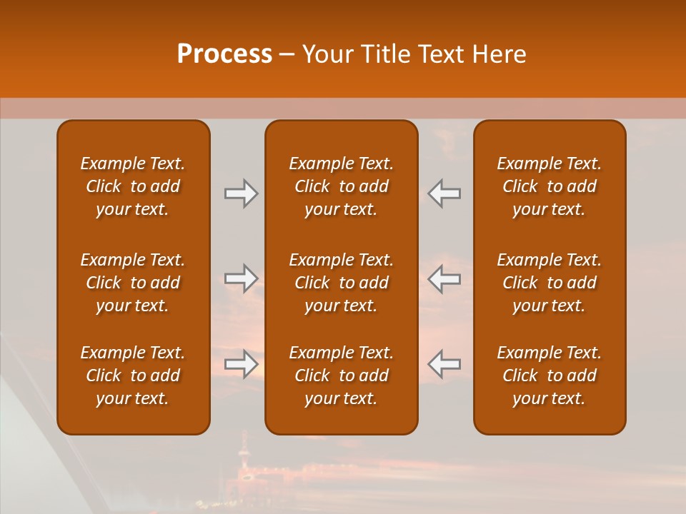 Racing Building Transport PowerPoint Template