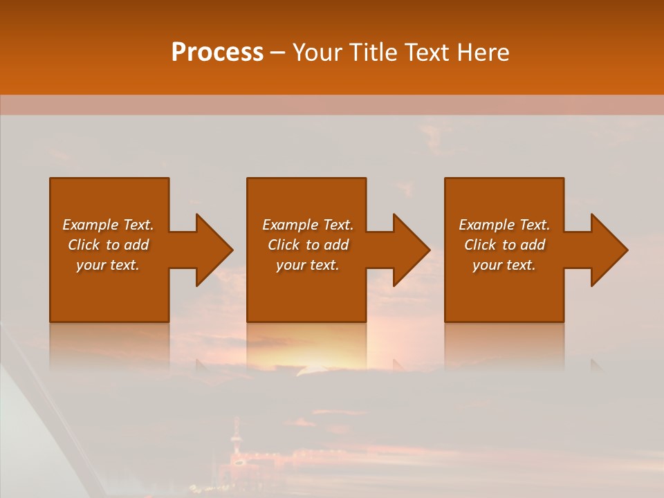 Racing Building Transport PowerPoint Template