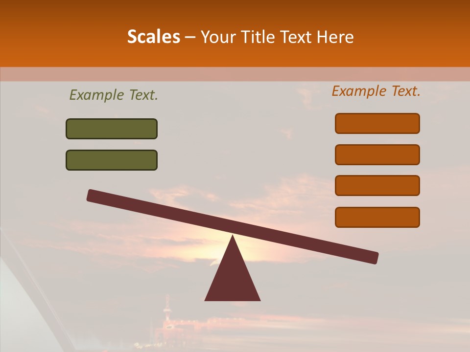 Racing Building Transport PowerPoint Template