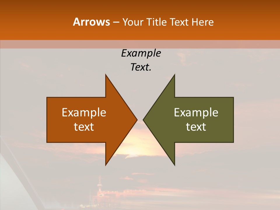 Racing Building Transport PowerPoint Template