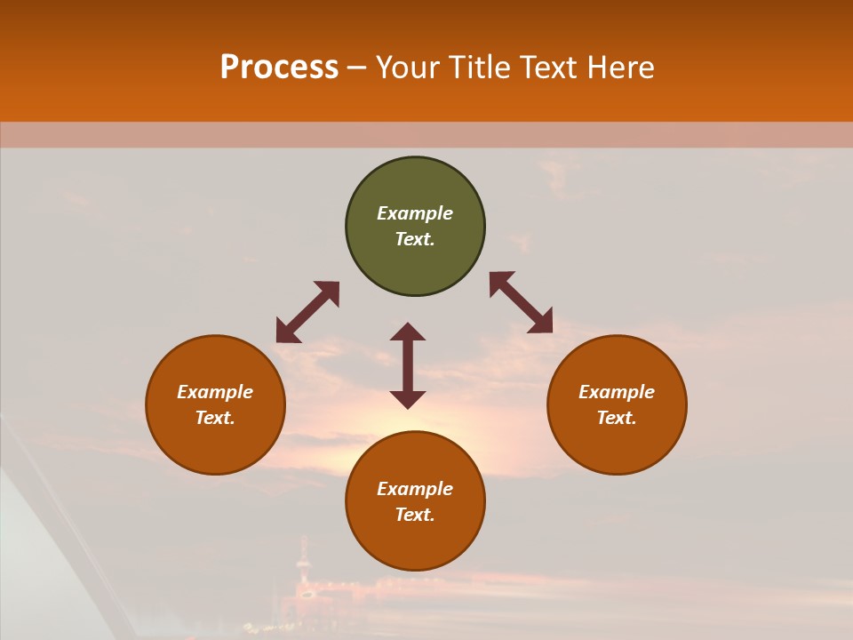 Racing Building Transport PowerPoint Template