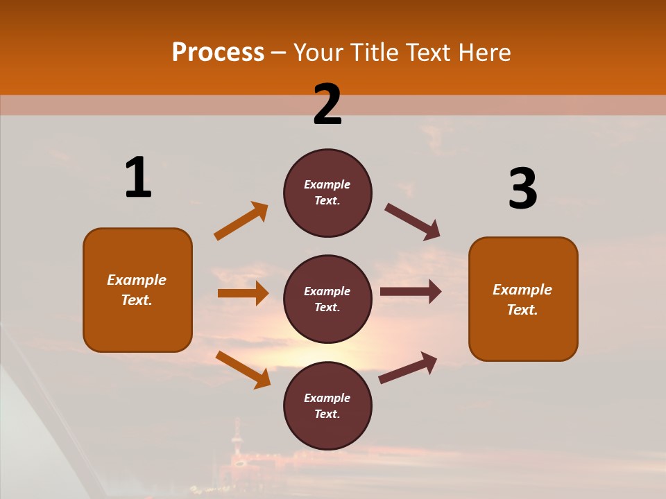 Racing Building Transport PowerPoint Template