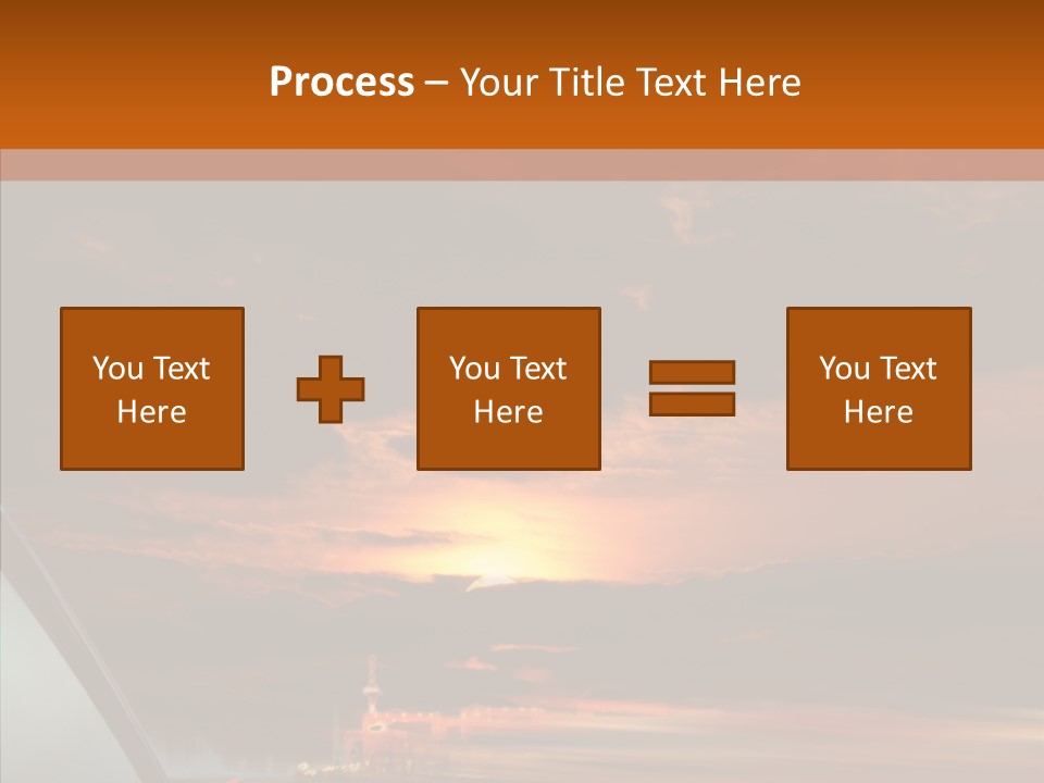 Racing Building Transport PowerPoint Template