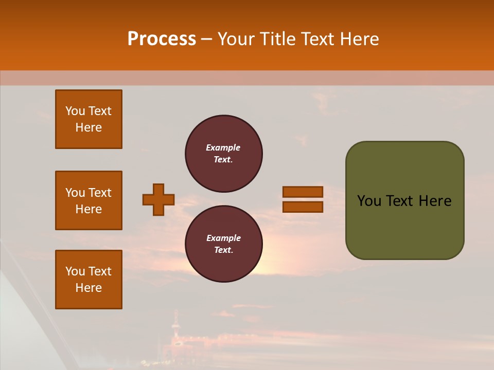 Racing Building Transport PowerPoint Template