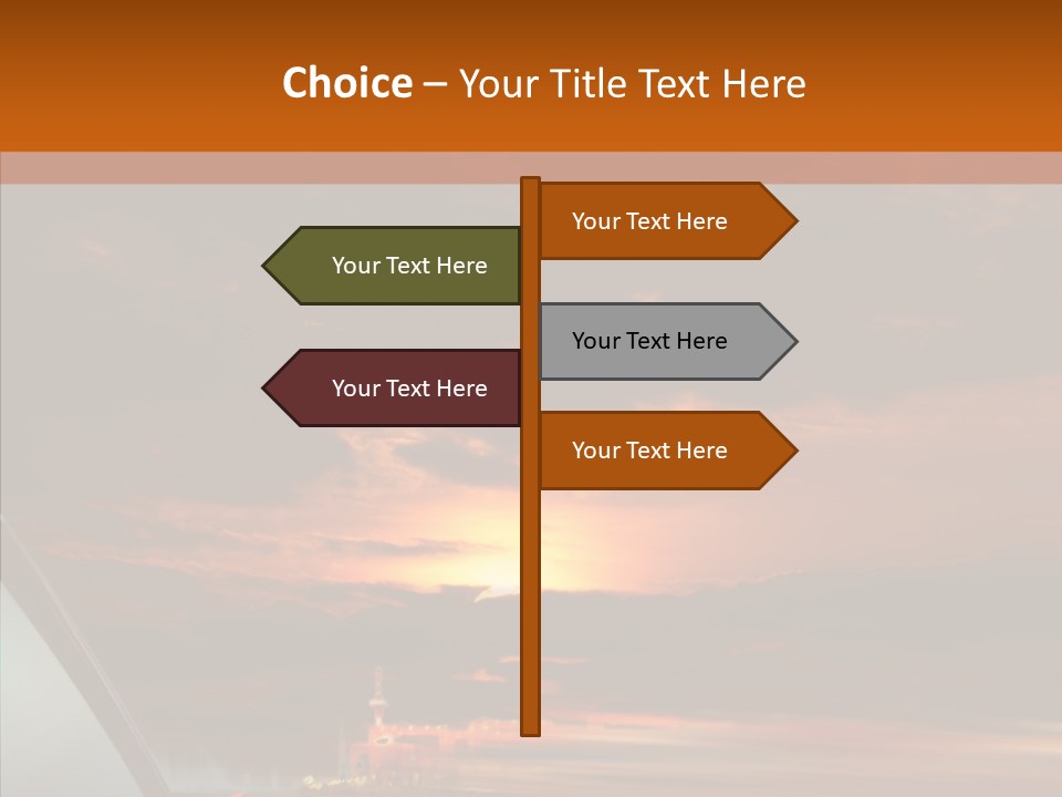 Racing Building Transport PowerPoint Template