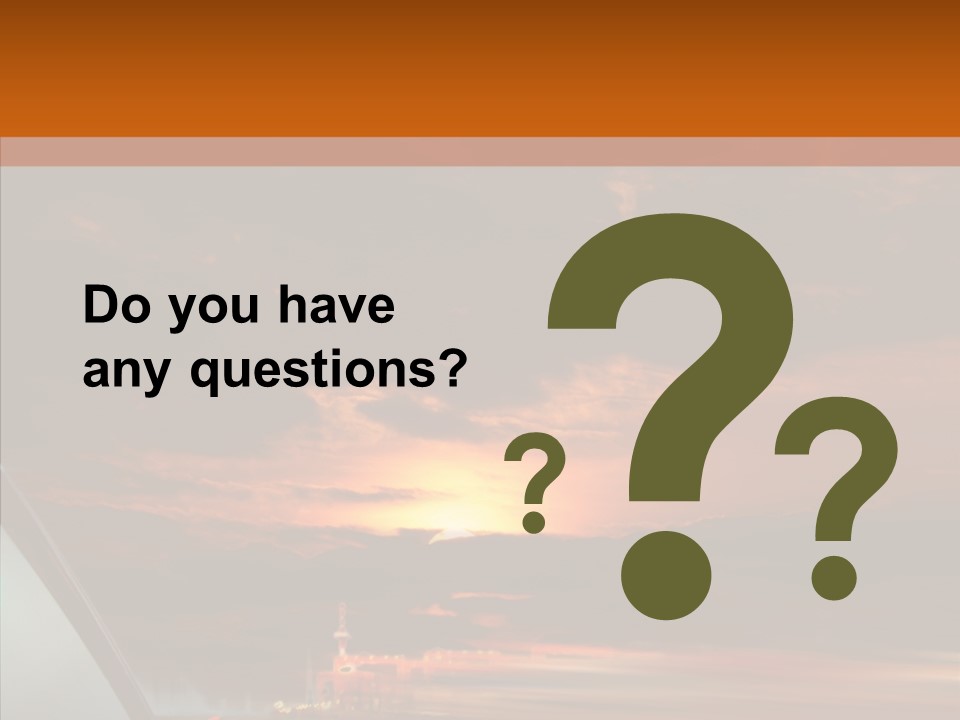 Racing Building Transport PowerPoint Template