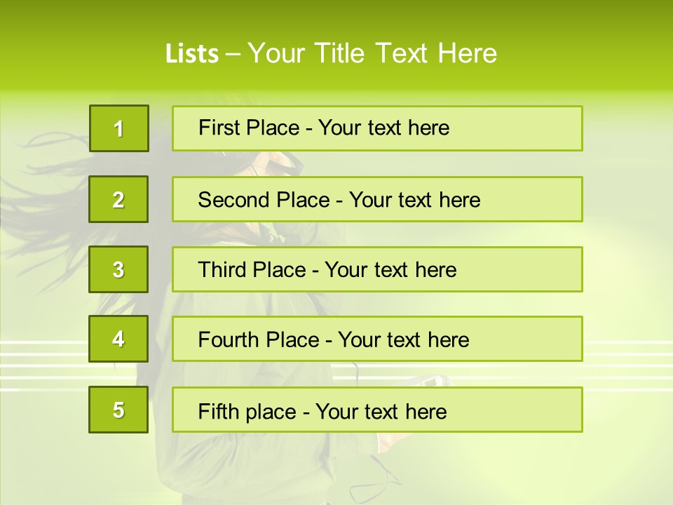 Record Young Feeling PowerPoint Template