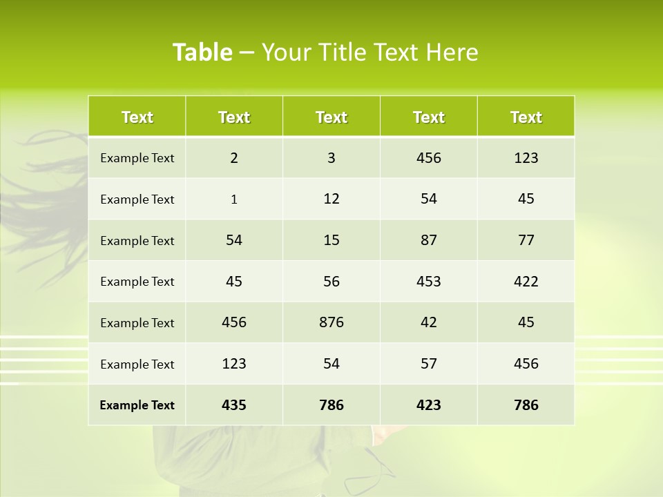 Record Young Feeling PowerPoint Template