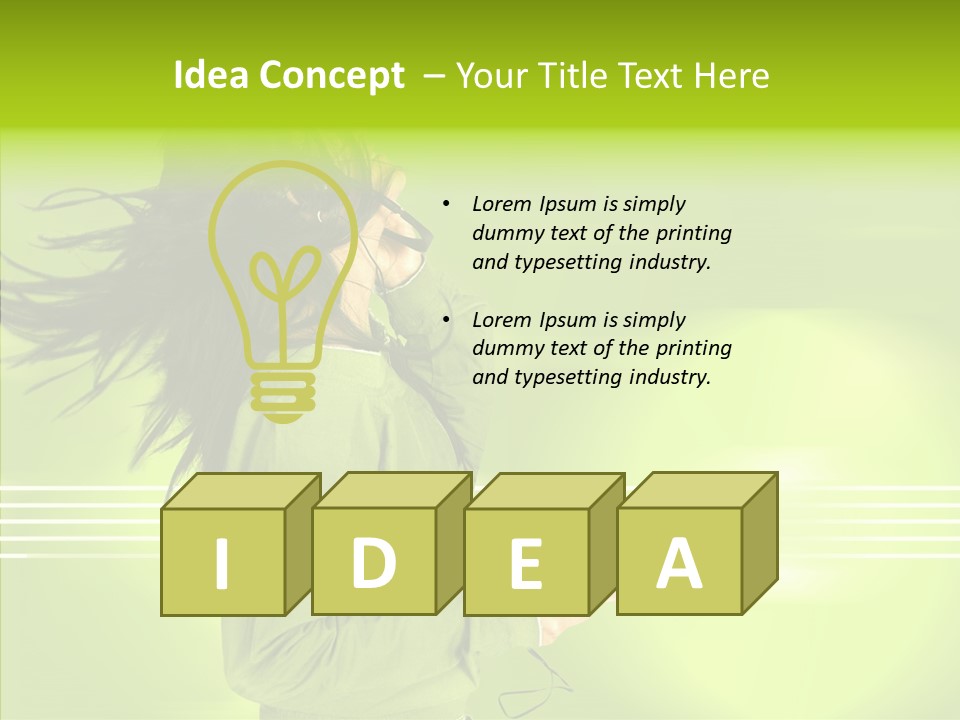 Record Young Feeling PowerPoint Template