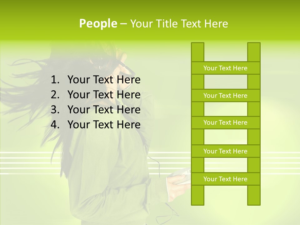 Record Young Feeling PowerPoint Template