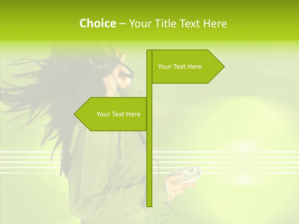 Record Young Feeling PowerPoint Template