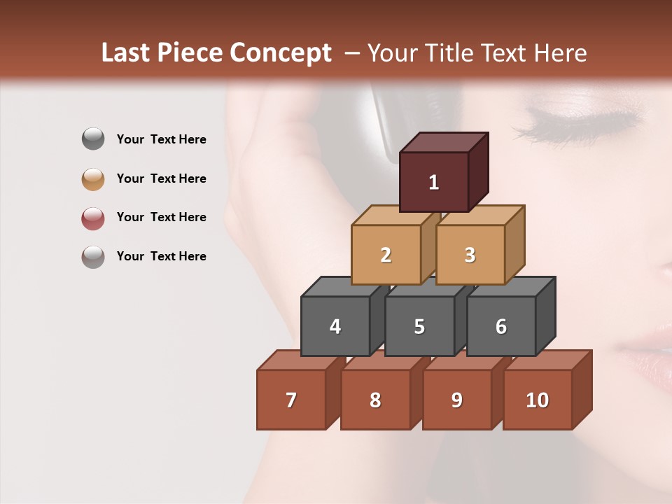 People Portrait Grey PowerPoint Template