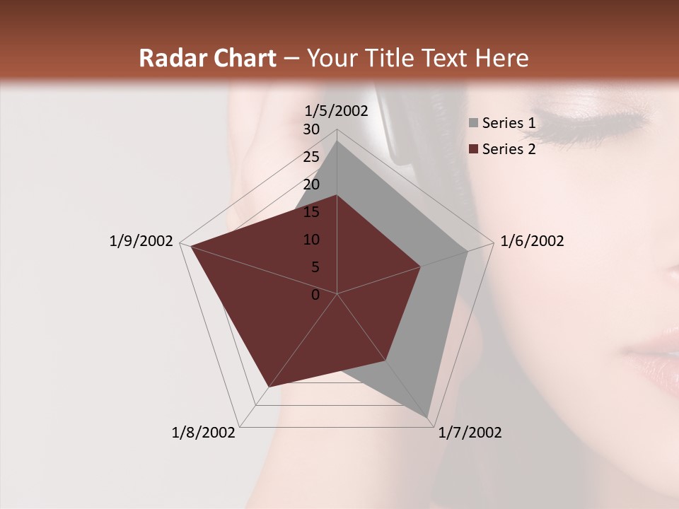 People Portrait Grey PowerPoint Template