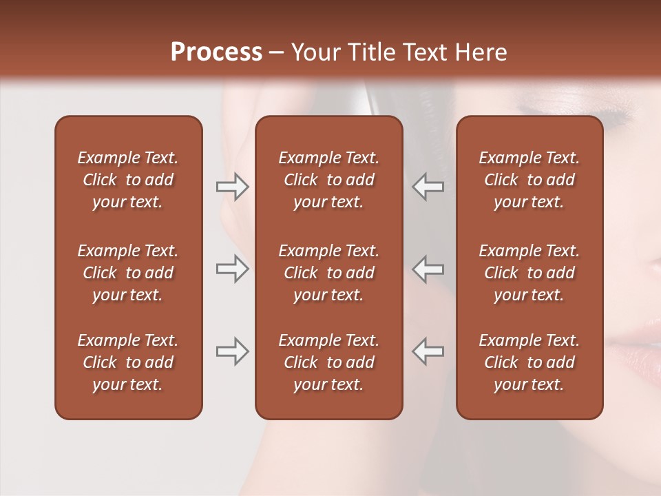 People Portrait Grey PowerPoint Template
