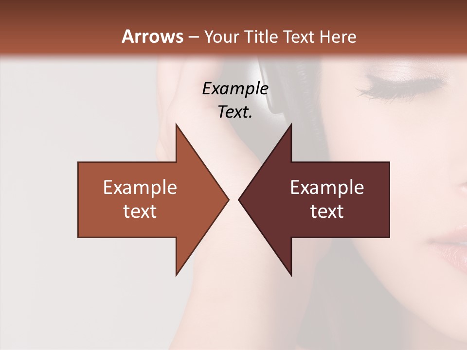 People Portrait Grey PowerPoint Template