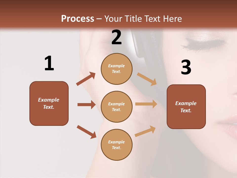 People Portrait Grey PowerPoint Template