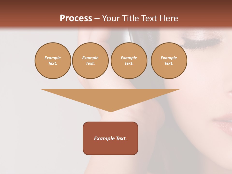 People Portrait Grey PowerPoint Template