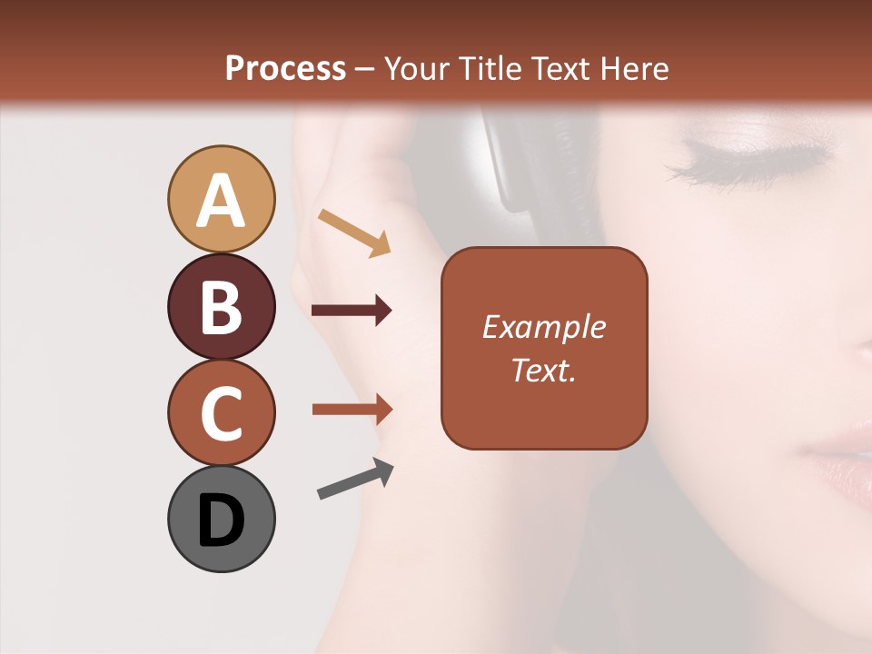 People Portrait Grey PowerPoint Template