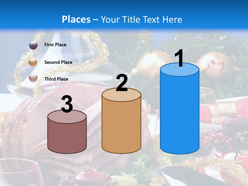 Close Up Cuts Salad PowerPoint Template