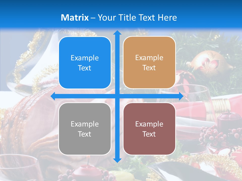 Close Up Cuts Salad PowerPoint Template