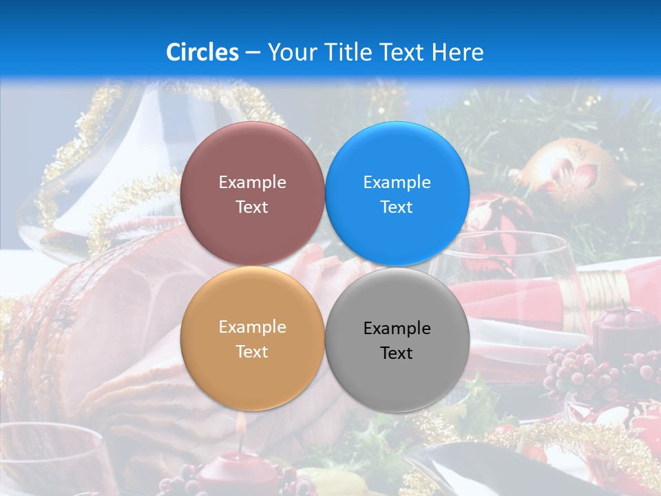 Close Up Cuts Salad PowerPoint Template