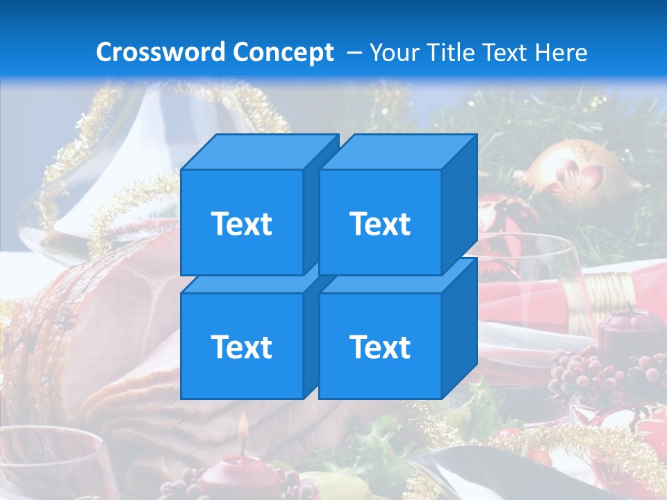 Close Up Cuts Salad PowerPoint Template
