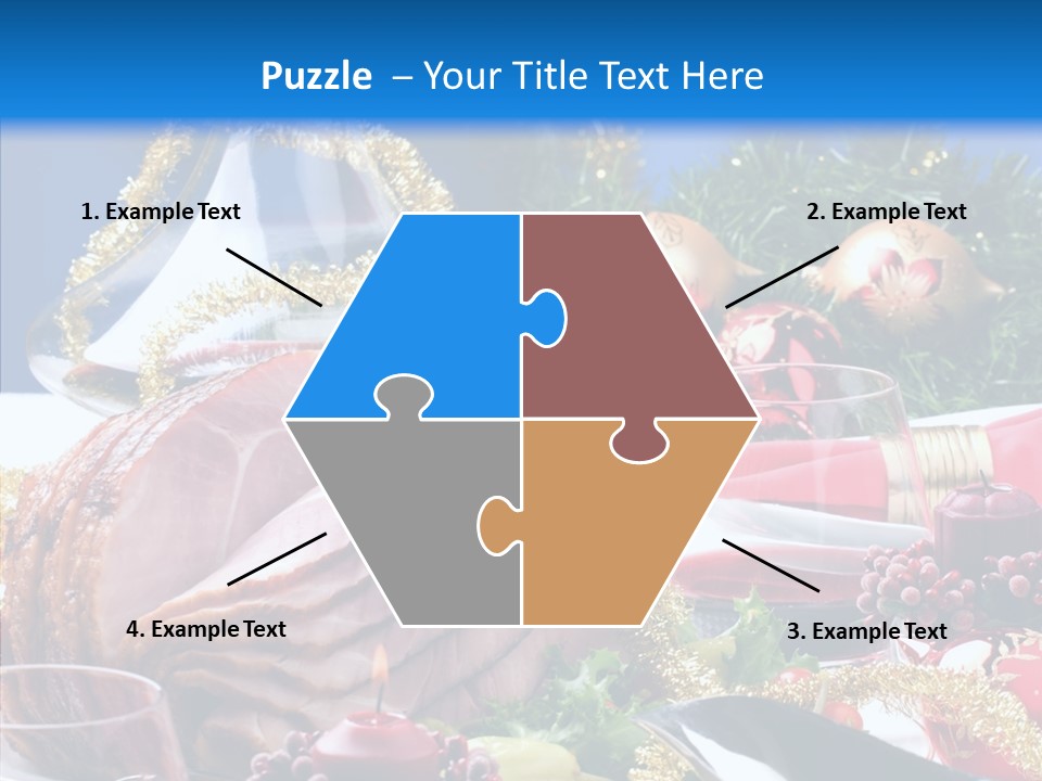 Close Up Cuts Salad PowerPoint Template