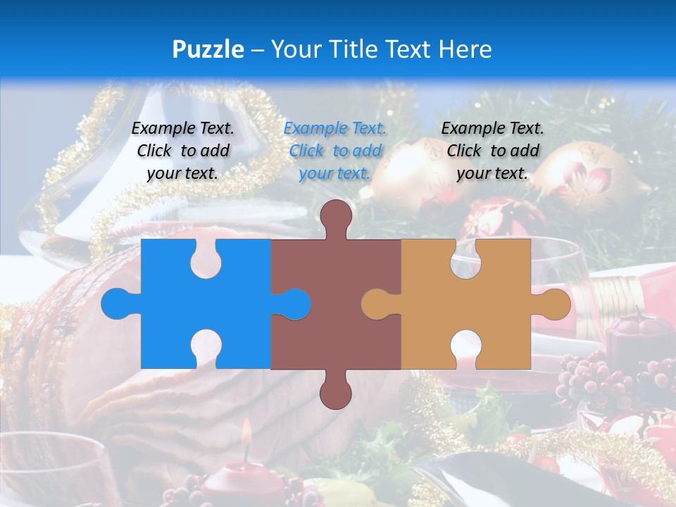 Close Up Cuts Salad PowerPoint Template